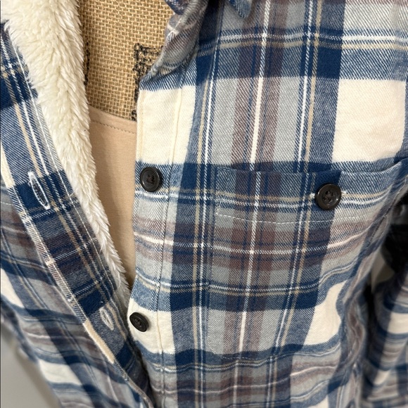 L.L. Bean Women’s  Scotch Plaid Sherpa Shirt/Jacket, New - Picture 5 of 8